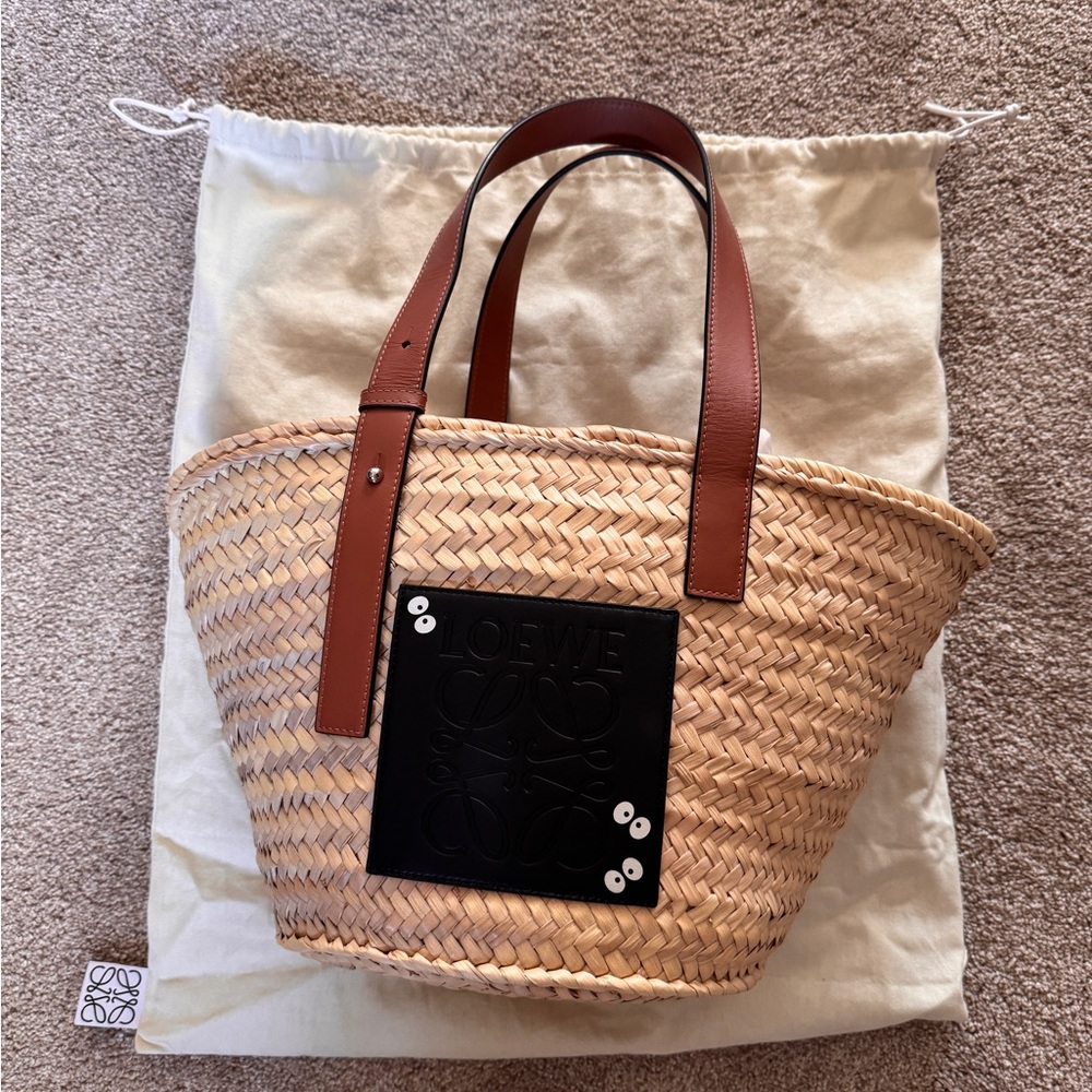 Loewe x Studio Ghibli Susuwatari Soot Sprite Medium Basket Bag